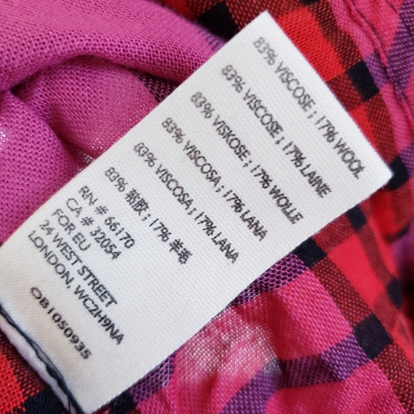 Free People Pacific Dawn Plaid Button Shirt Top - Picture 5 of 8